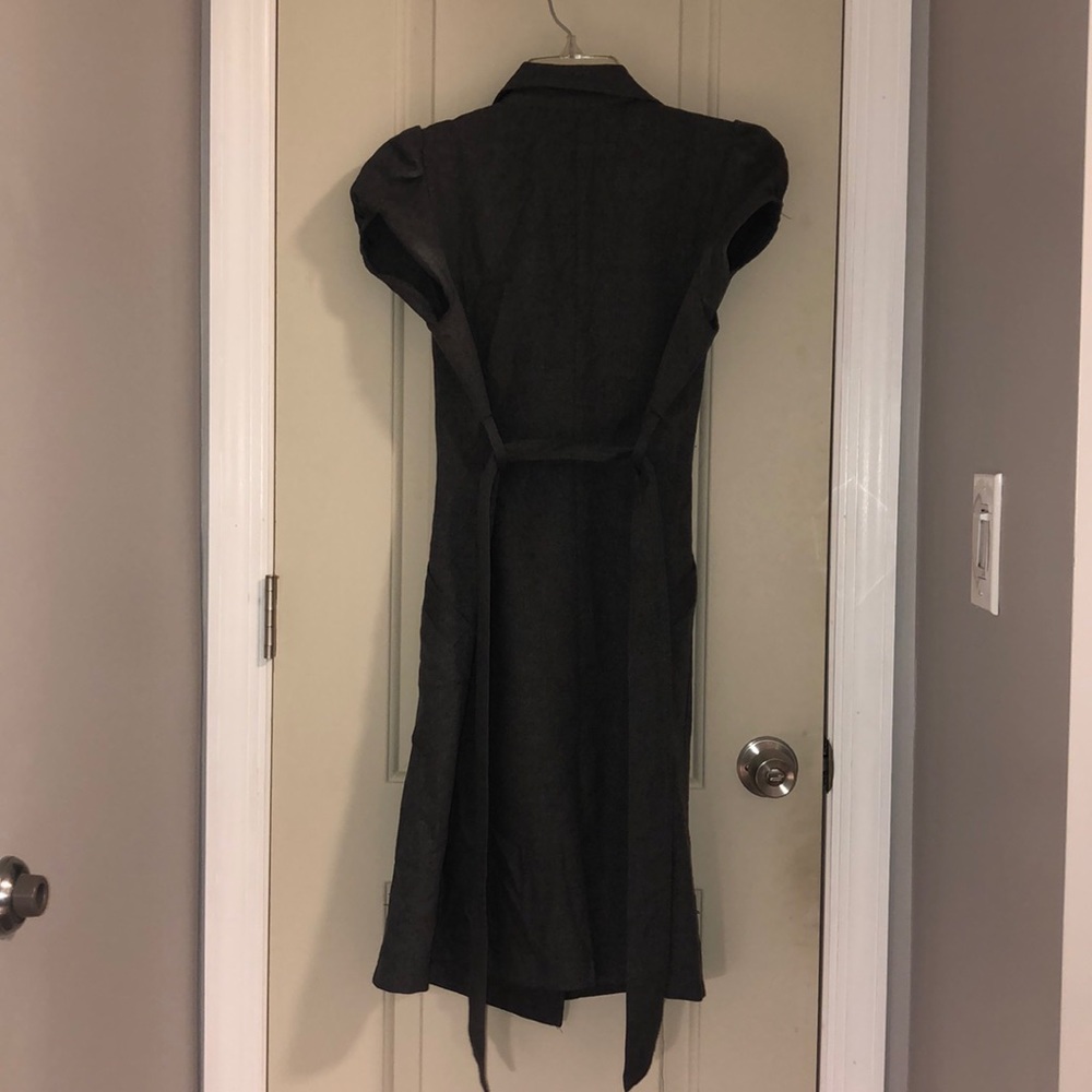 WHITE HOUSE BLACK MARKET Grey suit dress - Picture 3 of 3